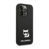 Karl Lagerfeld Choupette Body - pouzdro pro iPhone 14 Pro (černé)