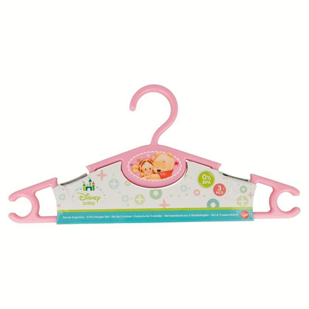 Winnie the Pooh - Kleiderbügel (3 Stück) (rosa)