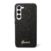 Guess Glitter Flakes Metall Logo Case - Samsung Galaxy S23+ Case (schwarz)