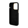 Guess Silicone Script Metal Logo & Frame - Etui iPhone 15 Pro (czarny)