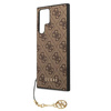 Guess 4G Charms Collection - Etui Samsung Galaxy S22 Ultra (brązowy)