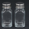 SALT & BAKER SET FOR TABLE, of Glass, Alpina, 2 pcs