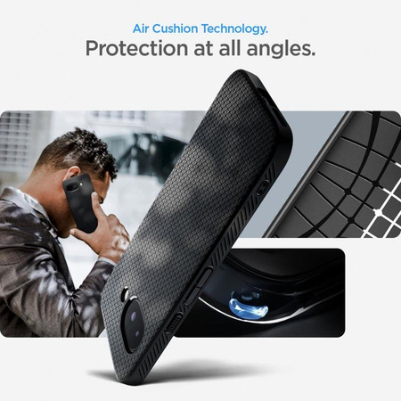 Spigen Liquid Air - Étui pour Google Pixel 9a (Noir mat)