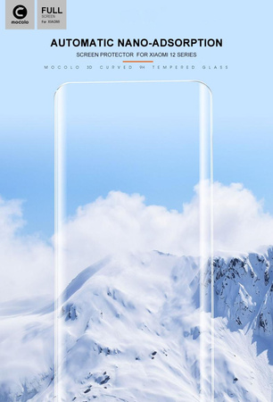Mocolo 3D UV Glass - Celoplošné ochranné sklo proti UV záření pro Xiaomi 12 Pro