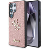 Guess Fixed Glitter Big 4G Metal Logo - étui pour Samsung Galaxy S25 Ultra (rose)