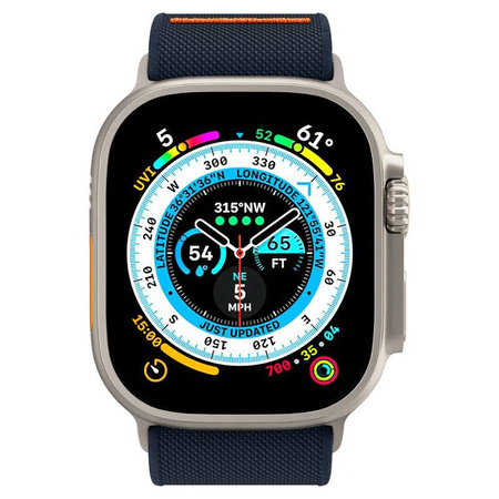 Spigen Fit Lite Ultra - Armband für Apple Watch 42/44/45/49 mm (Marine)