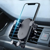 Crong Gravity Auto-Lock Car Holder - Gravity Car Holder for phone 4.7"-6.5" (black)