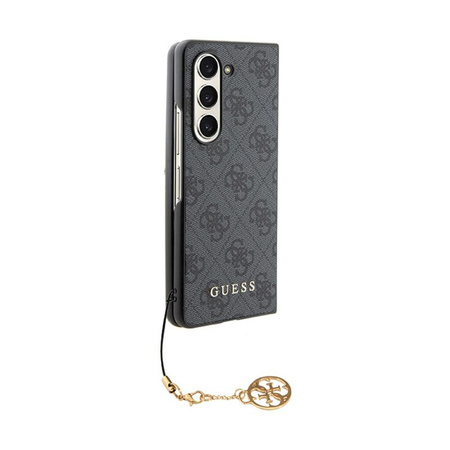 Guess 4G Charms Collection - pouzdro pro Samsung Galaxy Z Fold 5 (šedé)
