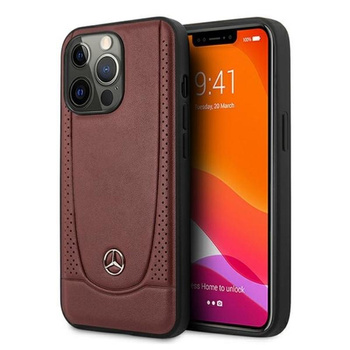 Mercedes Leder Urban Line - iPhone 13 Pro Tasche (rot)