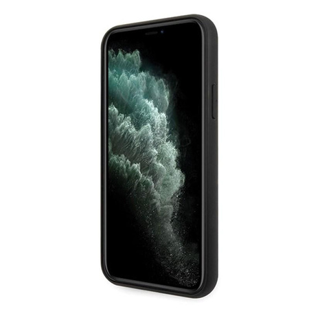 Guess Marble Glass Gold Glitter - Coque iPhone 11 Pro Max (blanc)