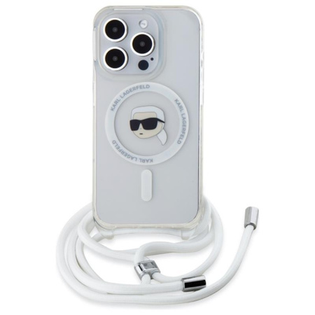 Karl Lagerfeld Crossbody IML Karl Head MagSafe - Case for iPhone 16 Pro (transparent)