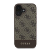 Guess 4G Bottom Stripe – Pouzdro pro iPhone 16 (hnědé)