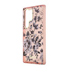 Guess Flower Collection - pouzdro pro Samsung Galaxy S23 Ultra (růžové)