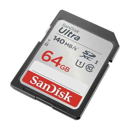 SanDisk Ultra SDXC - Carte mémoire 64 Go Classe 10 UHS-I 140 Mo/s