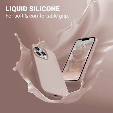 Crong Color Cover - iPhone 13 Pro tok (Homokrózsaszín)