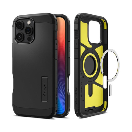 Spigen Tough Armor MagSafe - Gehäuse für iPhone 16 Pro Max (Schwarz)
