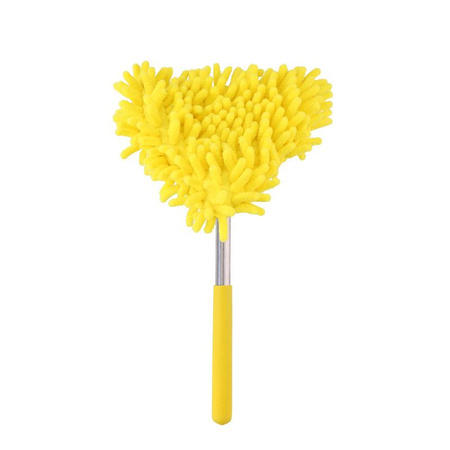 Lifetime - telescopic broom, dust cloth, microfiber tassel 34-96 cm (yellow)