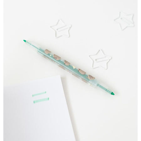 Pusheen - Foodie kollekció, kétoldalas filctollak / tollak, 4 db-os szett