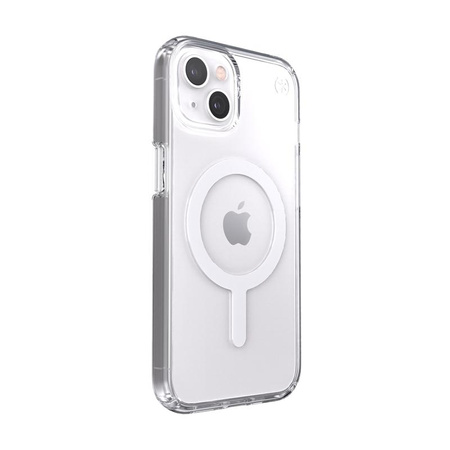 Speck Presidio Perfect-Clear + MagSafe - iPhone 13 Hülle mit MICROBAN Beschichtung (Klar)