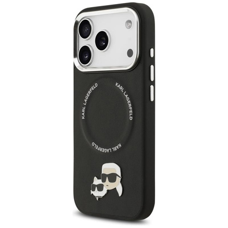 Karl Lagerfeld Karl & Choupette Pins MagSafe - Hülle für iPhone 17 Pro (schwarz)
