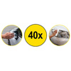 Dunlop - vlhčené ubrousky na čištění čelního skla (40 ks).)
