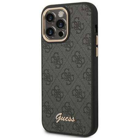 Guess 4G Metal Camera Outline Case - Hülle für iPhone 14 Pro Max (Schwarz)