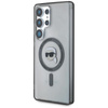 Karl Lagerfeld Button Karl Head Printed Logo MagSafe - Case for Samsung Galaxy S25 Ultra (Black)