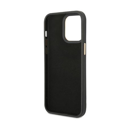Guess Croco Collection - Coque pour iPhone 14 Pro Max (noir)