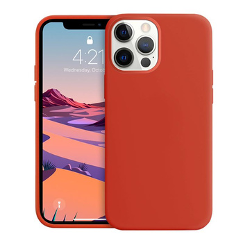 Crong Color Cover - iPhone 12 Pro Max Hülle (Rot)