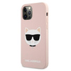 Karl Lagerfeld Choupette Head Silicone - iPhone 12 Pro Max Case (pink)