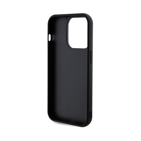 Guess Paillettenschrift Metall - iPhone 14 Pro Max Tasche (schwarz)