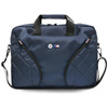 Borsa per notebook da 16" con tasche in nylon e logo in metallo BMW (blu navy)