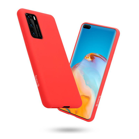 Crong Color Cover - Huawei P40 Hülle (Rot)