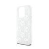 DKNY Liquid Glitter Multilogo - iPhone 15 Pro Tasche (weiß)