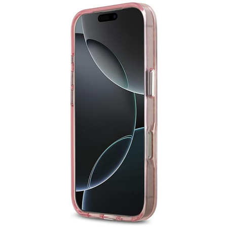 Karl Lagerfeld IML Choupette Head Logo MagSafe - Hülle für iPhone 17 Pro Max (rosa)