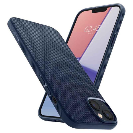 Spigen Liquid Air - Coque pour iPhone 14 (Bleu marine)