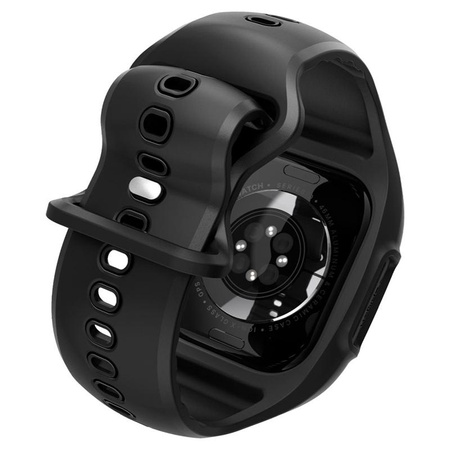 Spigen Liquid Air Pro - Strap with case for Apple Watch 10 46 mm (Matte Black)