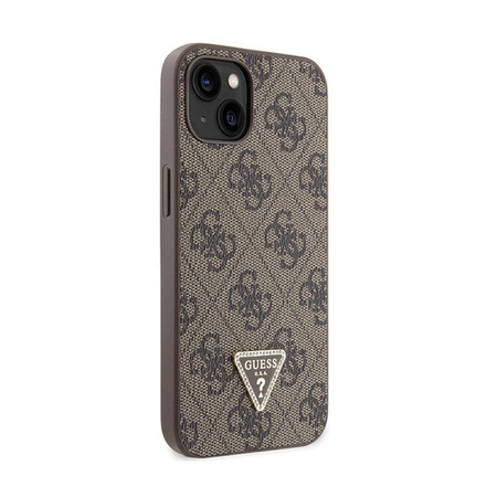 Guess Crossbody 4G Metal Logo - iPhone 14 Case (brown)