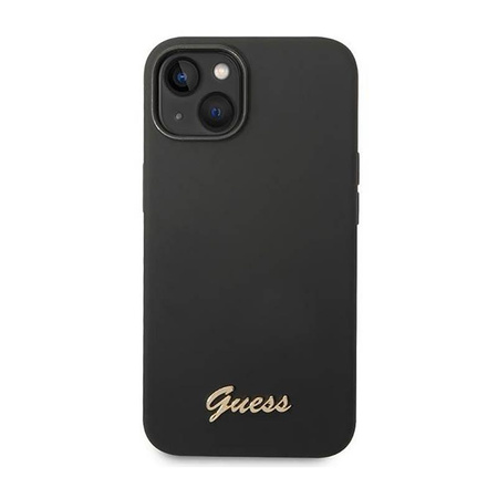 Guess Silicone Vintage - Case for iPhone 14 Plus (black)