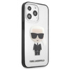 Karl Lagerfeld Ikonik Karl - Coque iPhone 13 Pro (transparent / cadre noir)