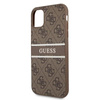 Guess 4G Printed Stripe - iPhone 11 Case (brown)