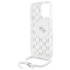 Karl Lagerfeld IML Crossbody Monogram Karl & Choupette Head MagSafe - Etui iPhone 16 Pro (przezroczysty)