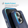 Speck Presidio2 Grip ClickLock & MagSafe - Hülle iPhone 16 Pro Max (Coastal Blue / Dust Grey / White)