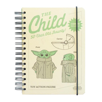 Star Wars - Notizbuch A5 Das Mandalorianer Kind Baby Yoda