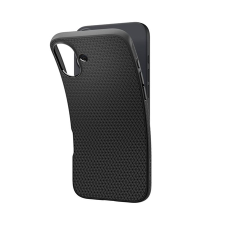 Spigen Liquid Air - Case for iPhone 16 (Matte Black)