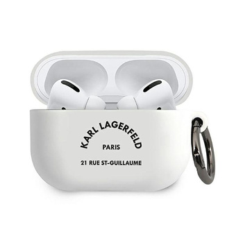 Karl Lagerfeld Silikonové pouzdro RSG - AirPods Pro (bílé)