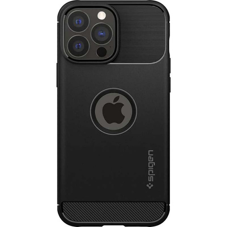 Spigen Rugged Armor - tok iPhone 13 Pro készülékhez (fekete)