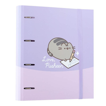 Pusheen - A4-Ordner aus der Moments-Kollektion (4 Ringe, Gummiband)