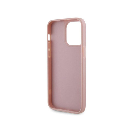 Guess Strass-Dreieck - iPhone 14 Pro Max Tasche (rosa)