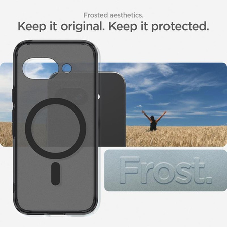 Spigen Ultra Hybrid MagSafe - Gehäuse für Google Pixel 9a (Frost Black)